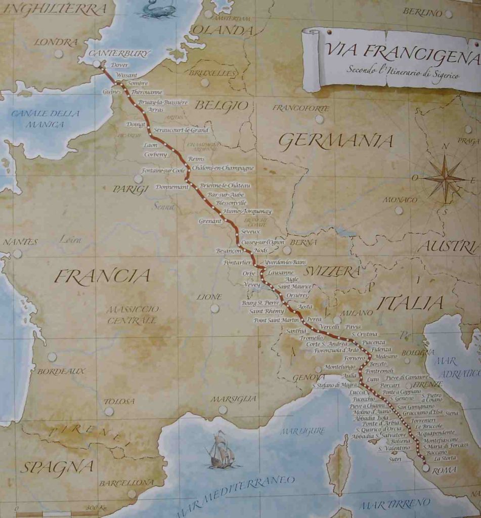 Pèlerinage Sur La Via Francigena (chemin De Rome) : Projet De Voyage